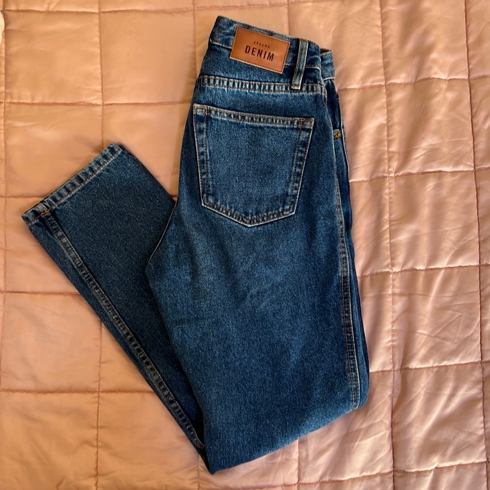 Sézane (french brand) cotton canvas denim